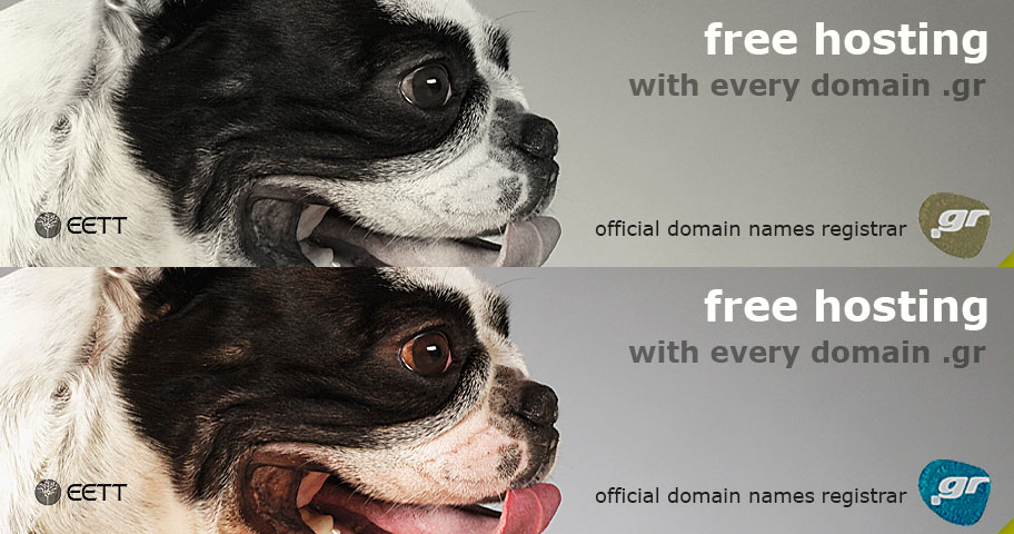 Free hosting with every domain .gr